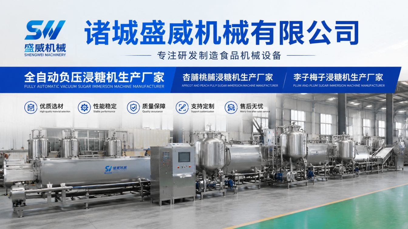 市辖区为果脯加工提供负压浸糖方案
